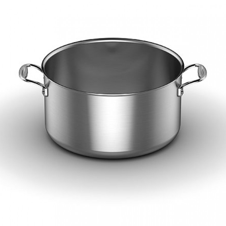 4-quart Stock Pot with Lid in 5-ply Stainless Steel