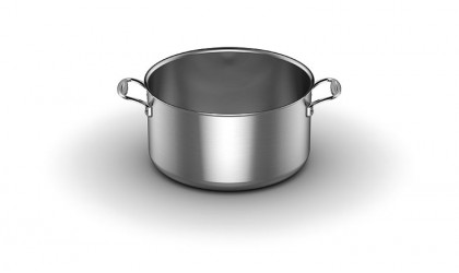 4-quart Stock Pot with Lid in 5-ply Stainless Steel