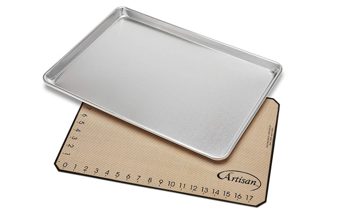 Large Aluminum Sheet Pan 21 x 15 and Silicone Baking Mat » NUCU® Cookware  & Bakeware