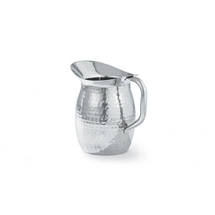 2-quart Double Wall Stainless Steel Hammered Pitcher