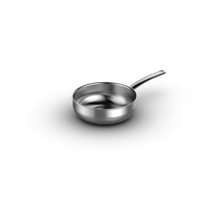 3.5-quart Curved Sauté Pan in 5-Ply Stainless Steel