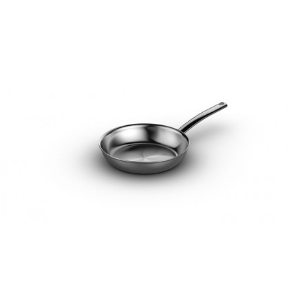 9.5-inch Natural Fry Pan In 5-ply brushed stainless steel