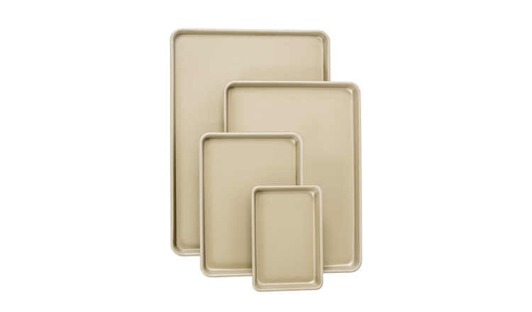 Large Gold-Coated Nonstick Sheet Pan 21 x 15 x 1 » NUCU® Cookware &  Bakeware